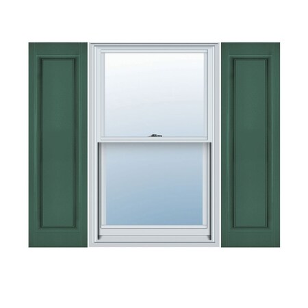 Ekena Millwork Lifetime Vinyl, Custom Single Panel, Raised Panel Shutters, w/Shutter-Loks, LP1C12X03000FG LP1C12X03000FG